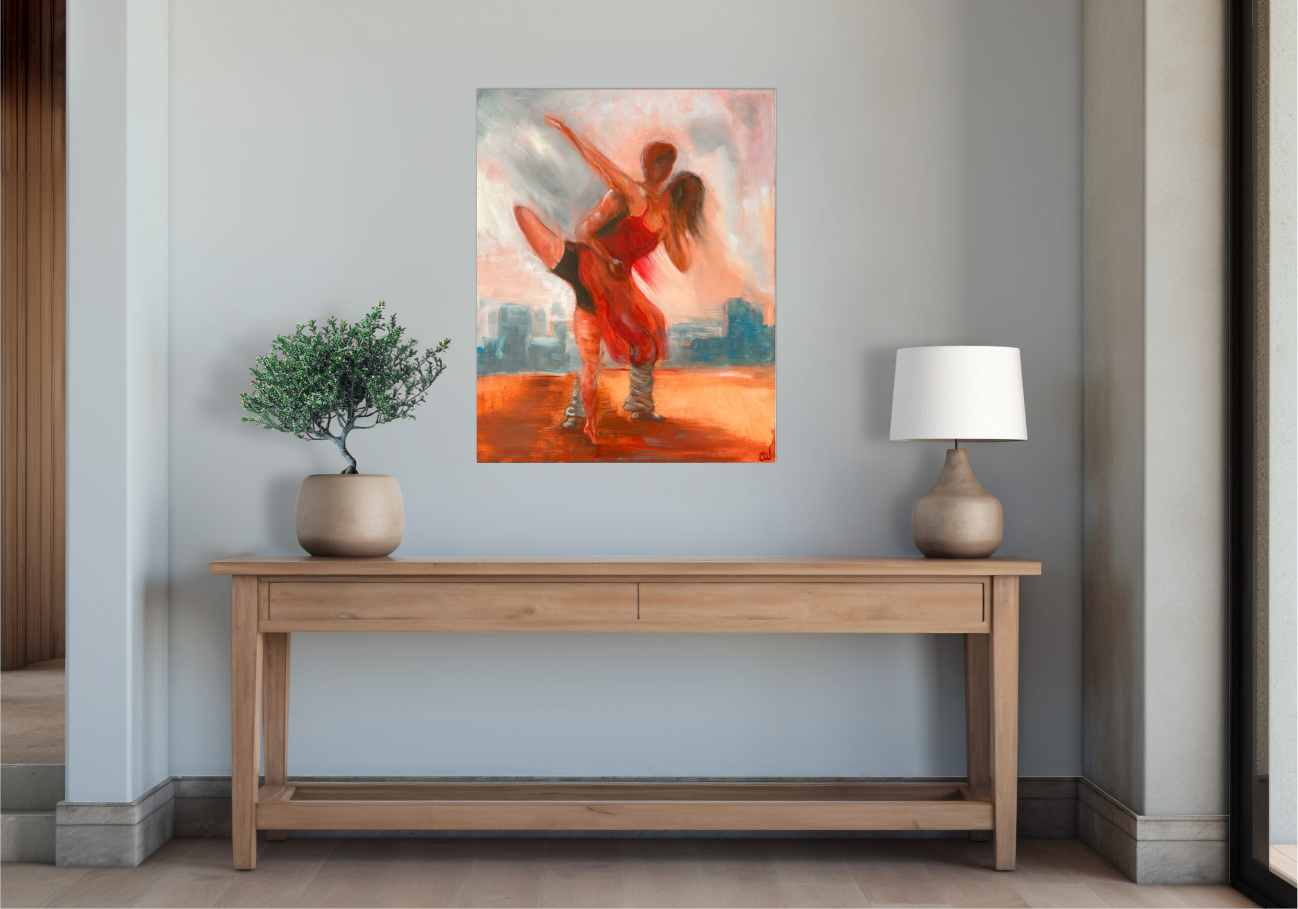 Keeping my balance- Fine Art Giclée print - Billede 2